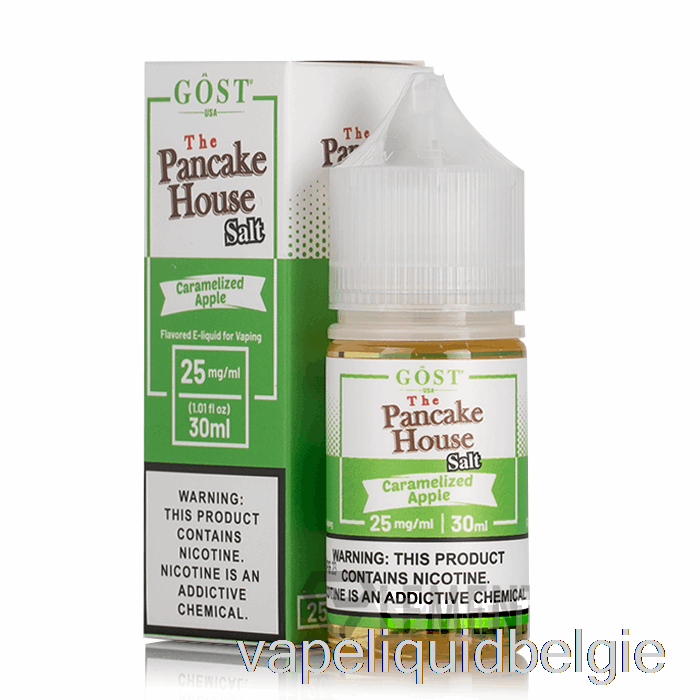 Vape België Gekarameliseerde Appelzouten - Het Pannenkoekenhuis - Gost Vapor - 30ml 25mg